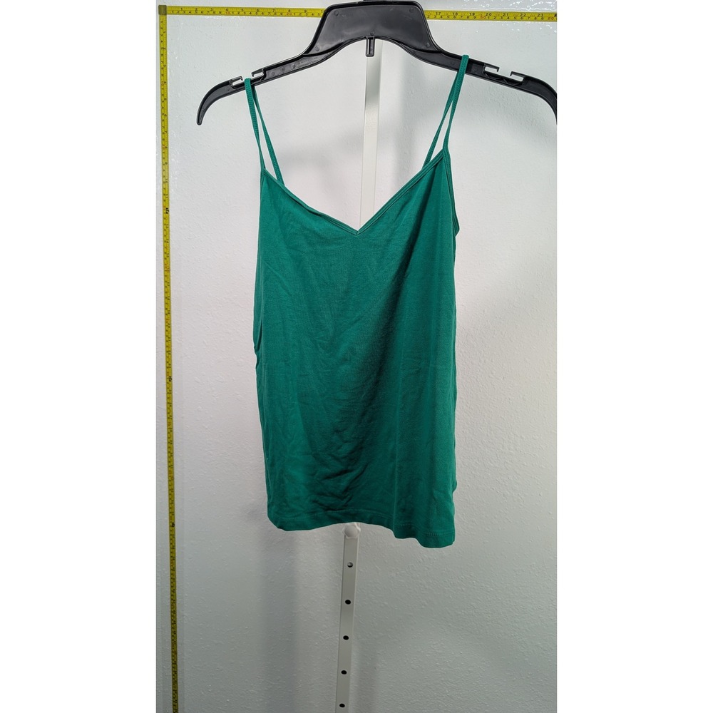 Old Navy Emerald Green Camisole V-Neck Spaghetti Strap Stretch Tank‎ Top Small